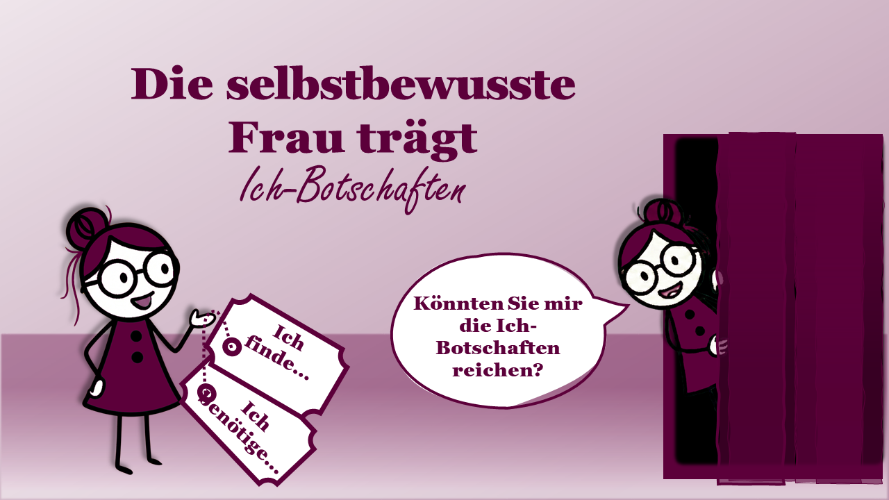 Selbstbewusste Frau